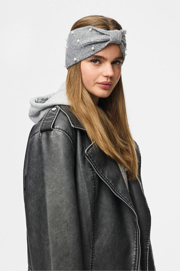 Pieces Diadema Punto Perlas gris