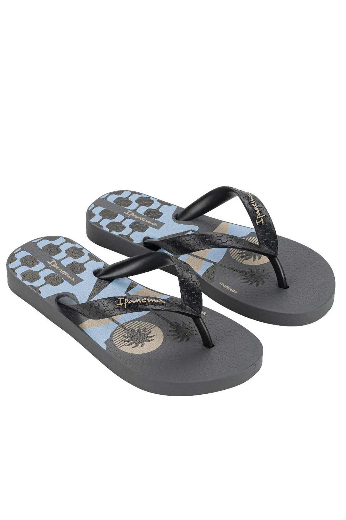 Ipanema Chinelos pretos cl&aacute;ssicos