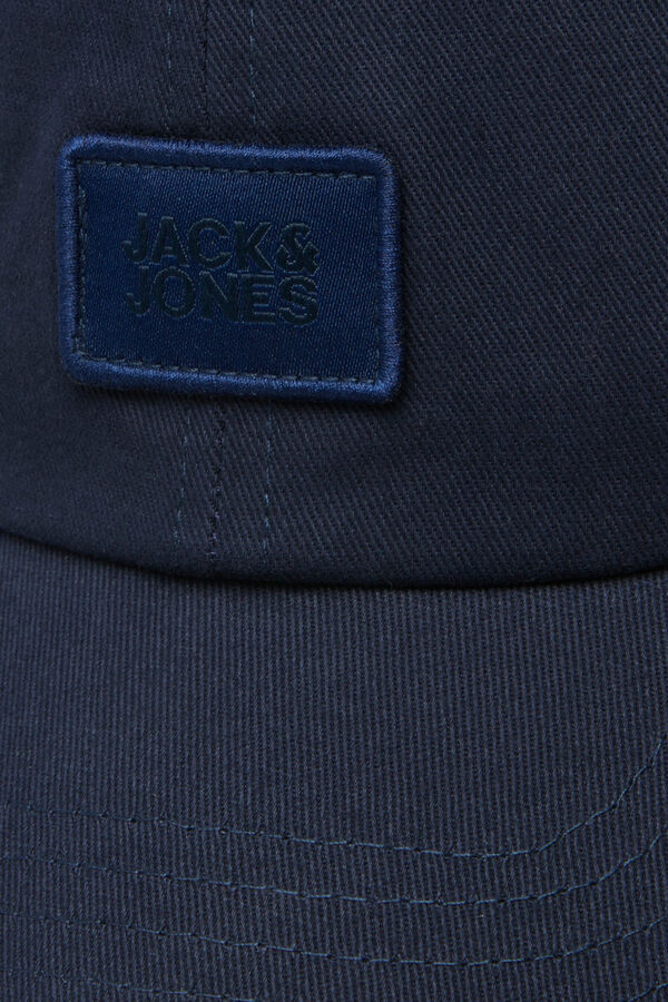 Jack & Jones Gorra algod&oacute;n azul