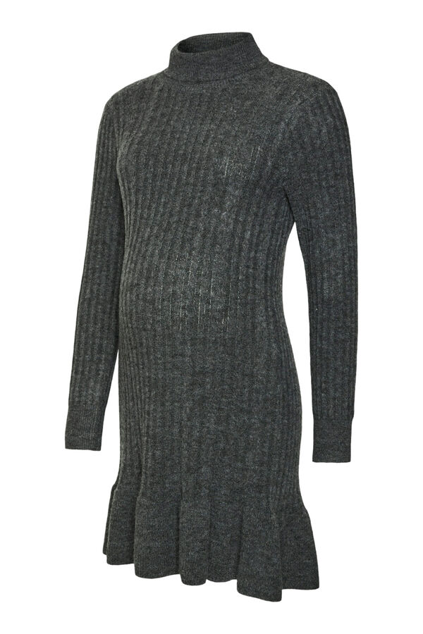 Mamalicious Vestido curto de malha maternity cinzento