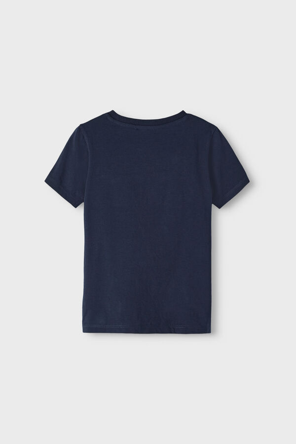 Womensecret T-shirt de menino com divertido print azul