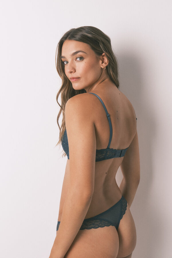 Women'secret Soutien reto INTUITIVE em renda verde verde