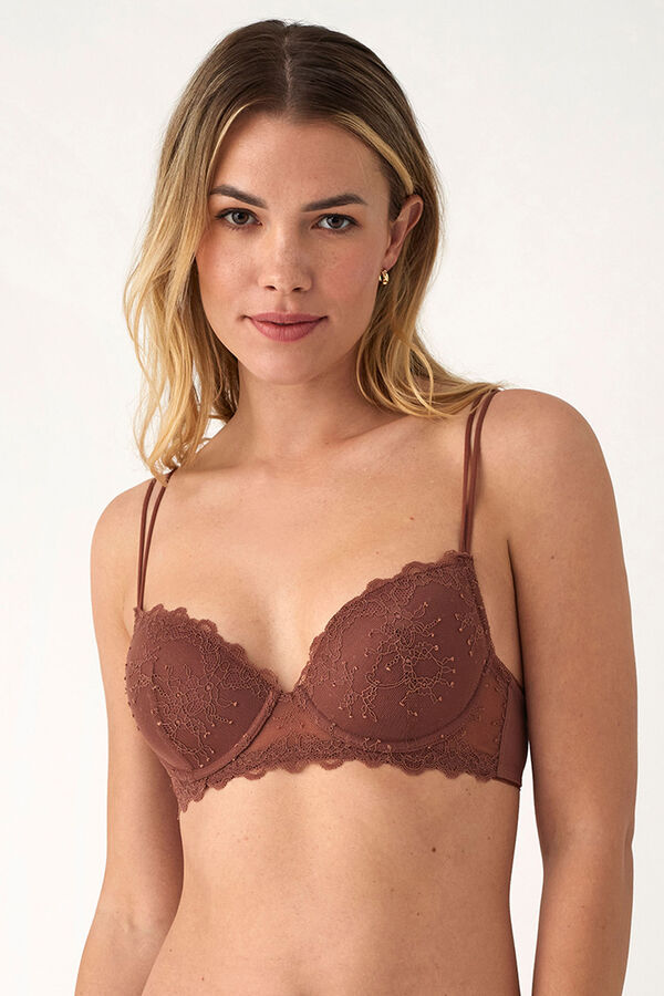 Promise Sutiã com bojo e aro cru