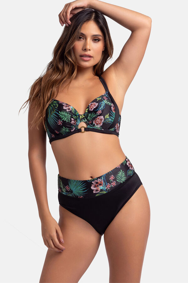 Dorina Braga de bikini hipster negro negro