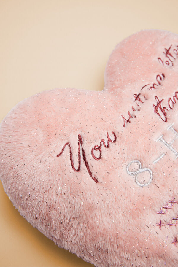 Women'secret Coj&iacute;n coraz&oacute;n La Vecina Rubia rosa