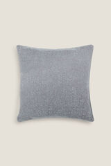 Textura Funda coj&iacute;n terciopelo azul