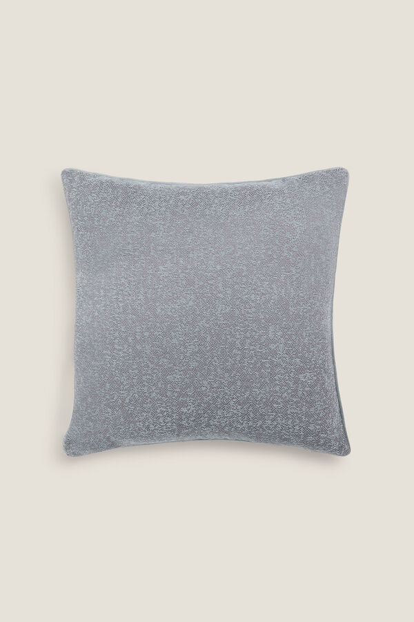 Textura Funda coj&iacute;n terciopelo azul