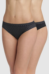 DIM Pack 2 cuecas Oh My Dim'S preto