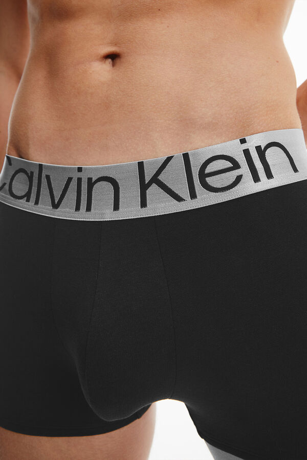 Calvin Klein Pack 3 b&oacute;xer cinturilla brillante estampado