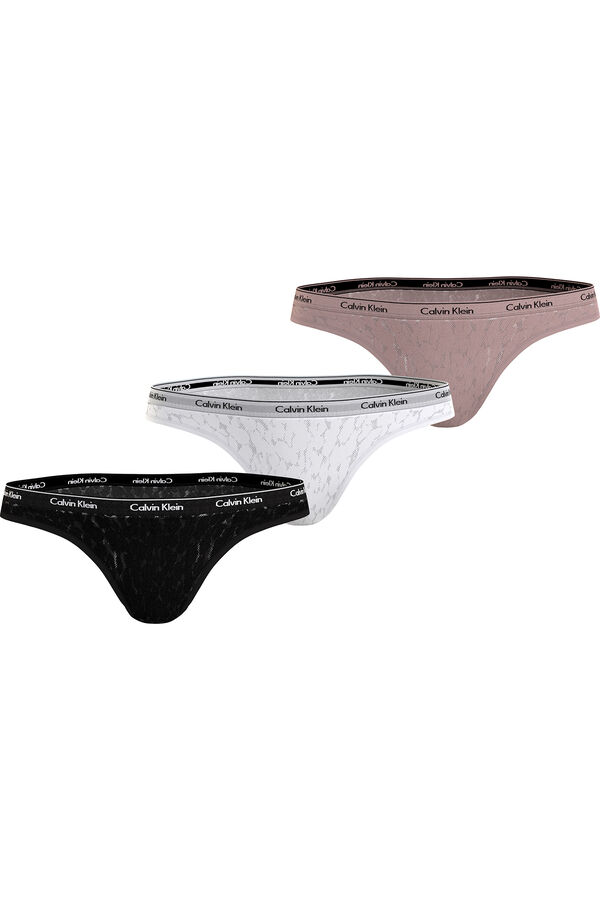 Calvin Klein Pack de 3 tangas estampado