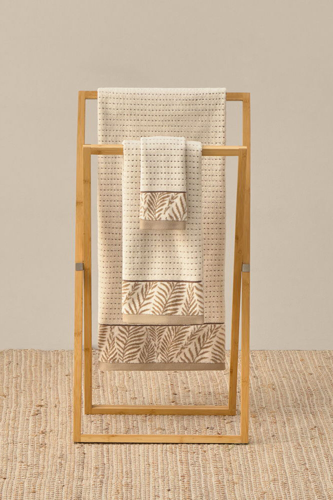 Textura Toalla rizo cenefa velour