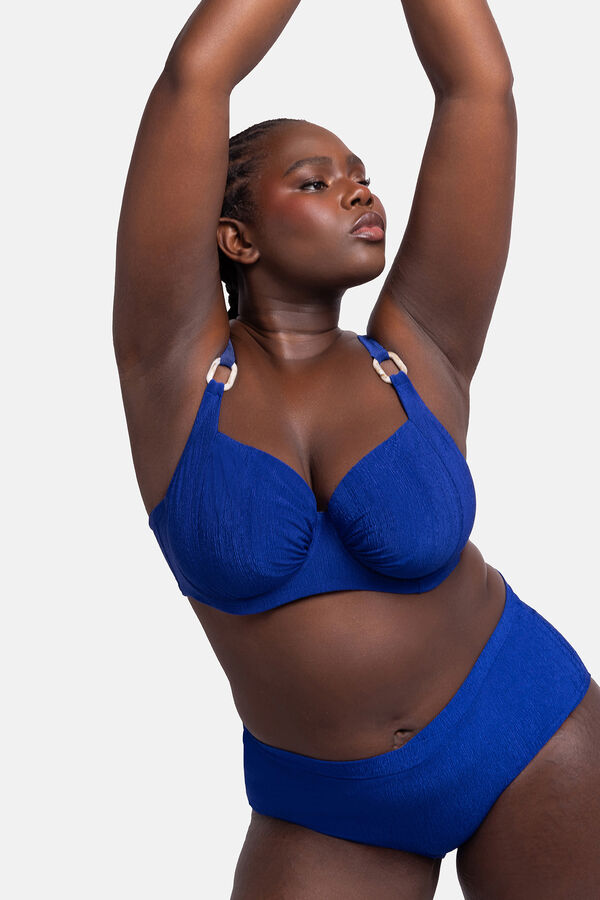 Dorina Top de biquíni enchimento azul