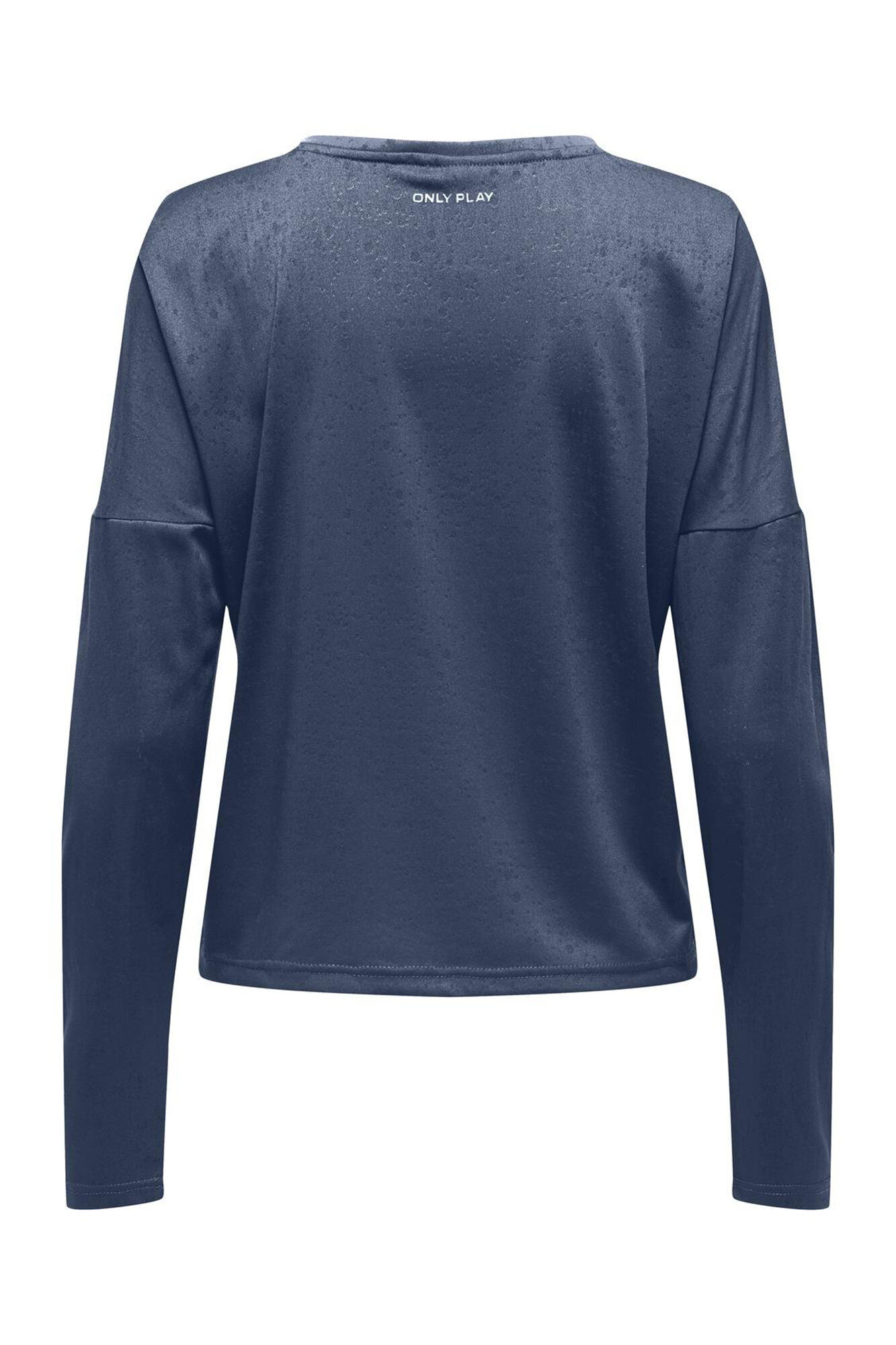 Only Play Camiseta manga larga y cuello redondo, y con tejido efecto agua