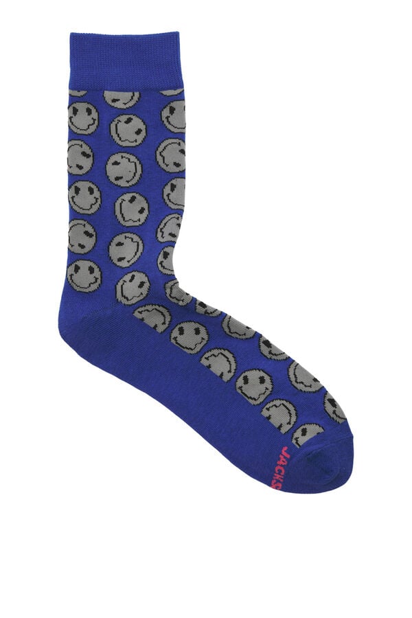 Jack & Jones Pack de 3 calcetines estampados negro
