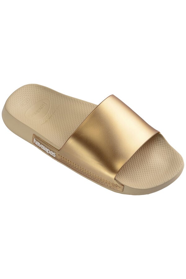 Havaianas Chanclas Havaianas Slide Classic Metallic amarillo