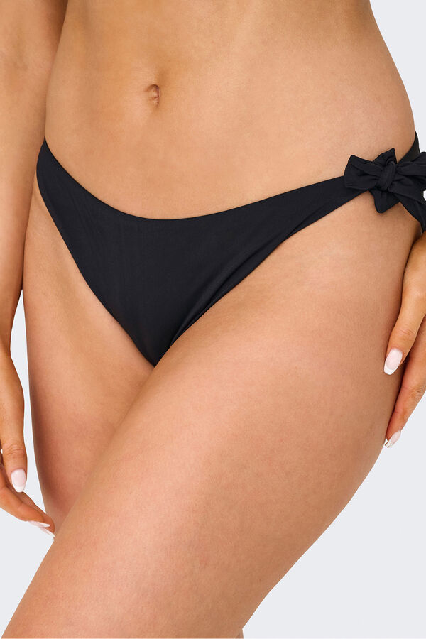 Only Calcinha de biqu&iacute;ni preta brasileira preto