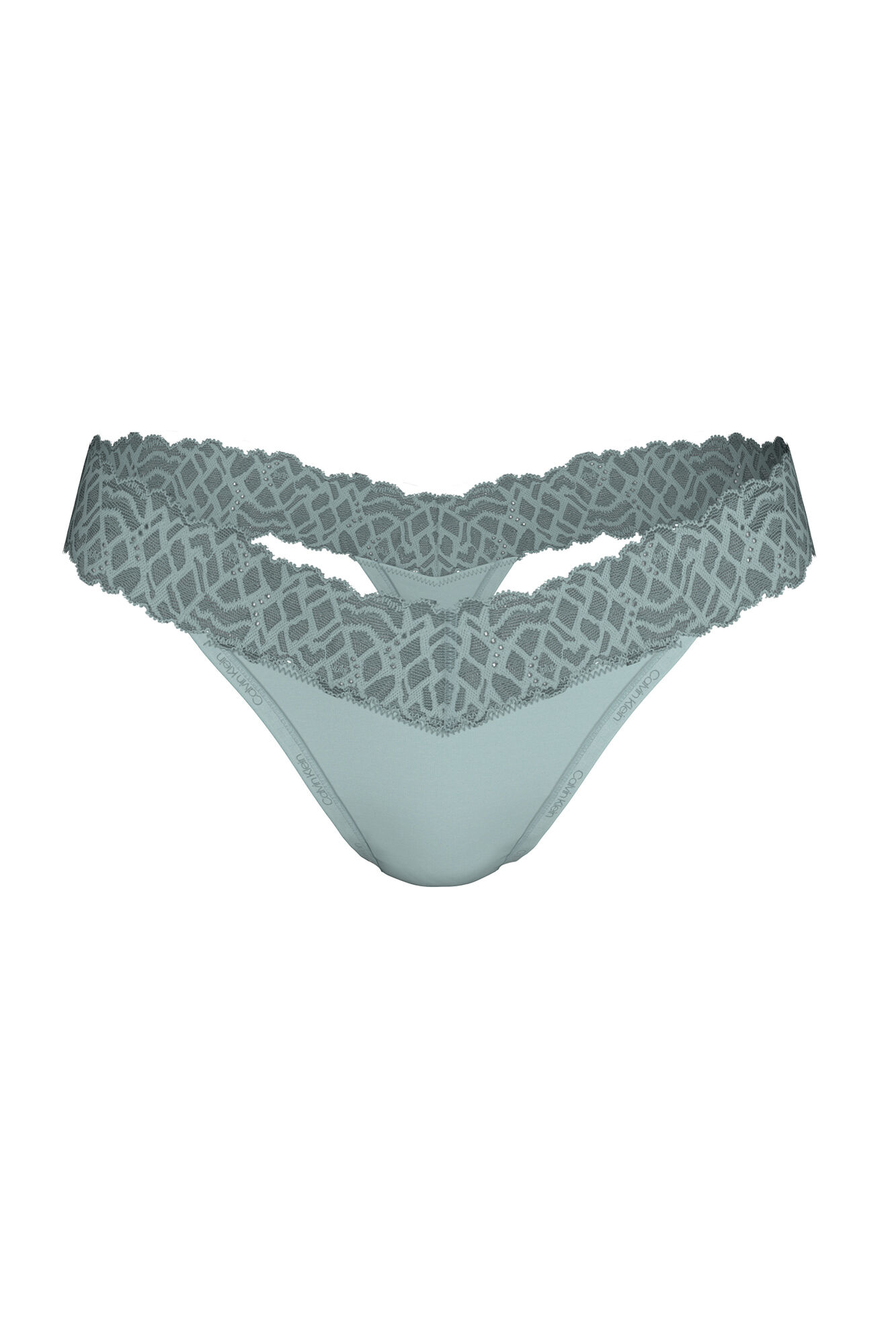 Calvin Klein Calcinha fio dental azul Calvin Klein