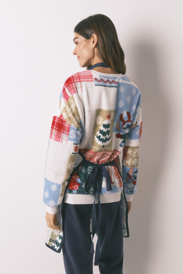 Women'secret Avental de cozinha patchwork com ponto cruz estampado