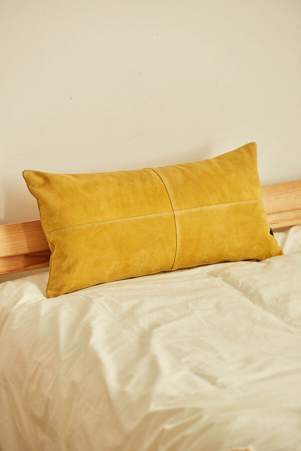 Calma House Funda de coj&iacute;n Hamza 30x60 Mostaza amarillo