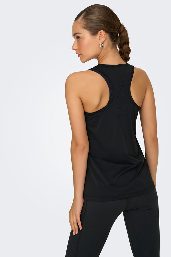 Only Play Camiseta de tirantes negro