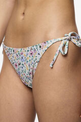 Pieces Braguita de bikini con lazo beige