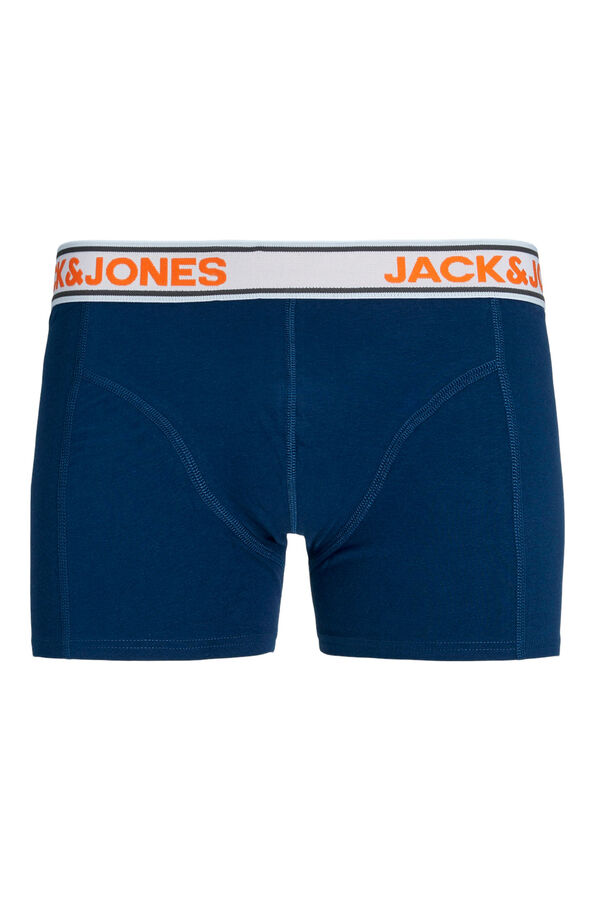 Jack & Jones Boxer b&aacute;sico liso azul