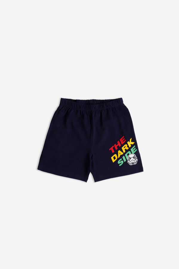 Admas STAR WARS Pijama manga curta The Dark Strike para menino azul