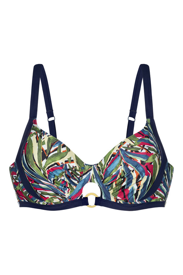 Dorina Top de bikini sin relleno estampado