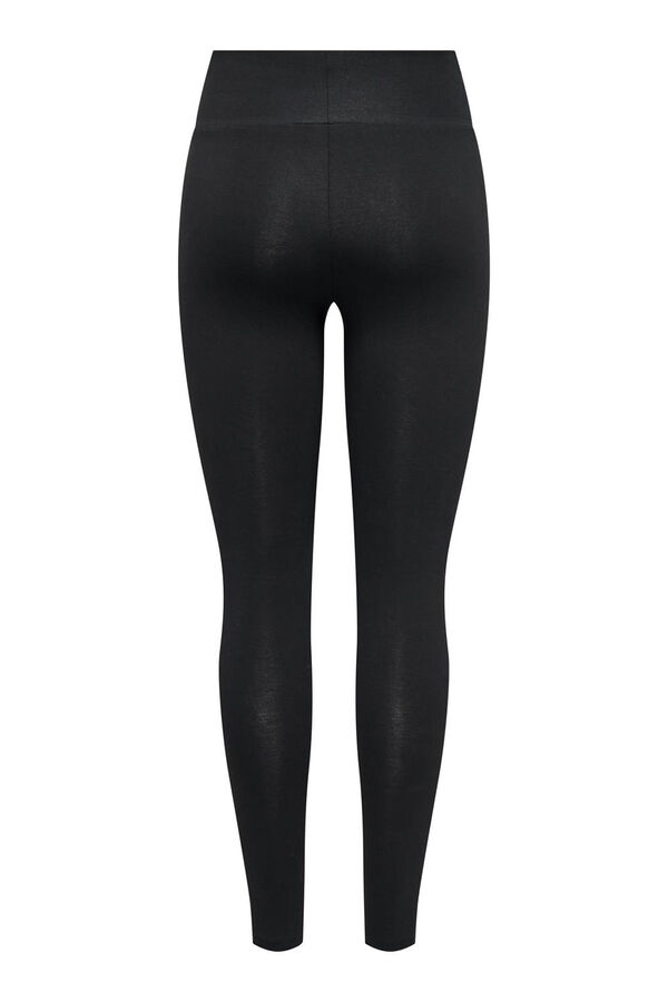 Only Play Leggins detalle dorado negro