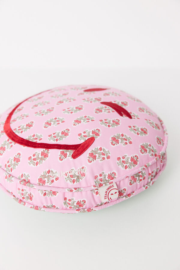 Women'secret Coj&iacute;n redondo estampado Smiley estampado