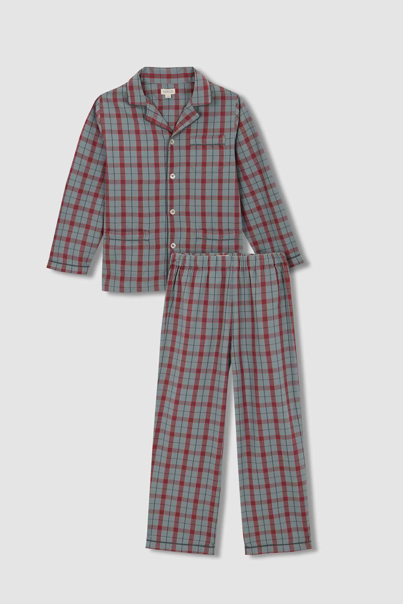 Gocco Pijama verde de cuadros verde