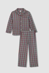 Gocco Pijama verde de quadros verdes verde