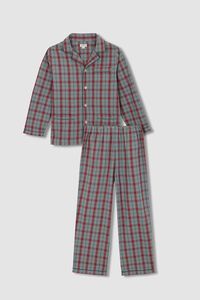 Gocco Pijama verde de quadros verdes