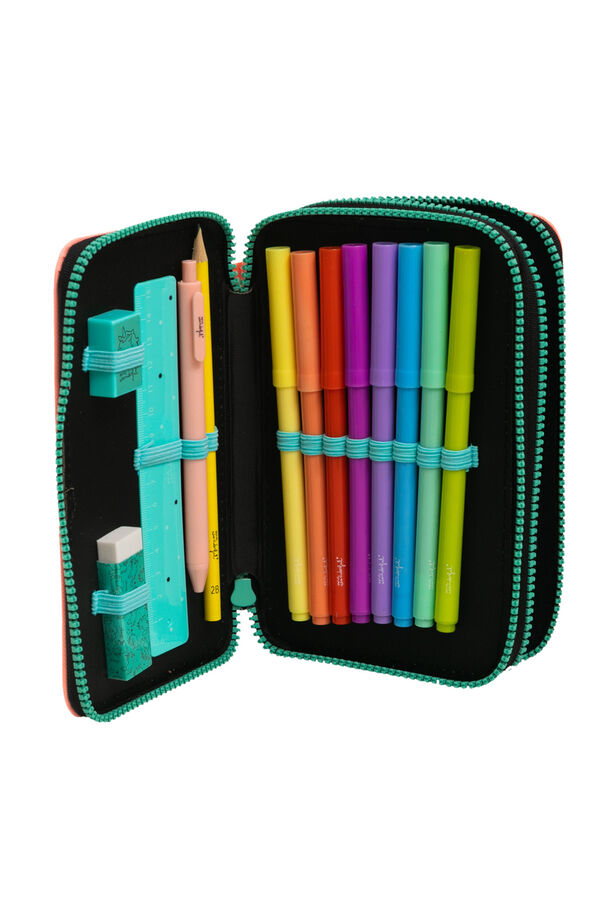 Mr. Wonderful Estojo 2 compartimentos estampado