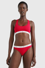 Tommy Jeans Tanga de renda Intrinsic vermelho