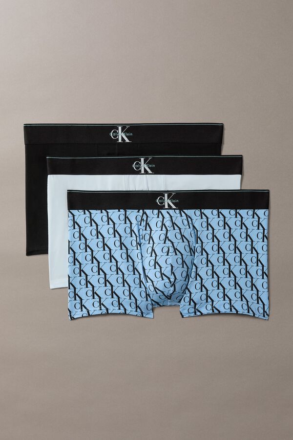 Calvin Klein Pack de 3 boxers curtos com logo azul
