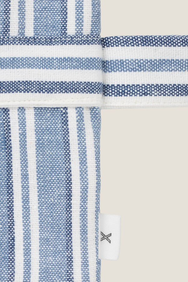 Textura NECESER ALGOD&Oacute;N RAYAS azul