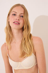 Women'secret Soutien balconette enchimento bordado