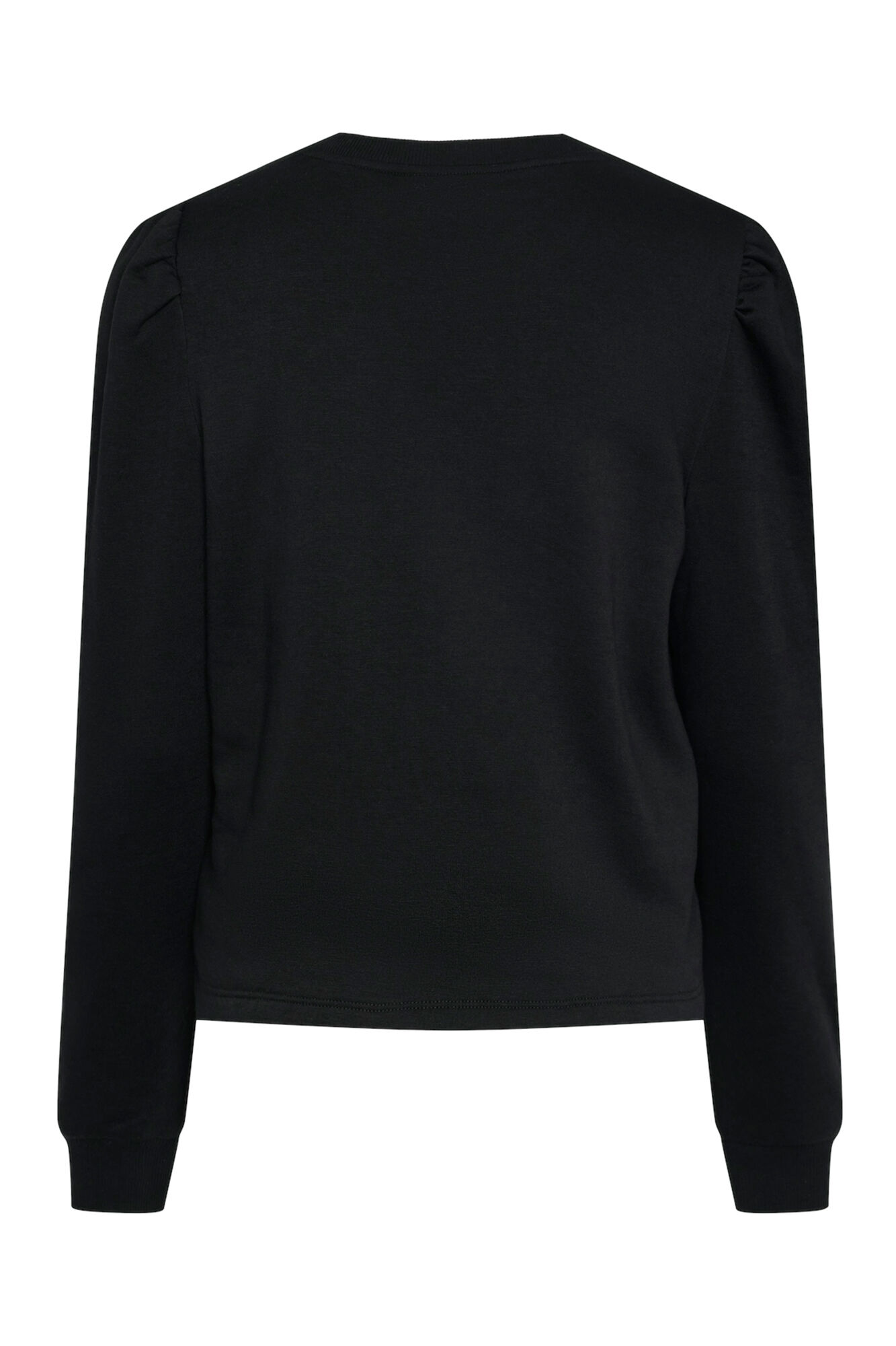 Pieces Schlichtes Sweatshirt mit Raffung