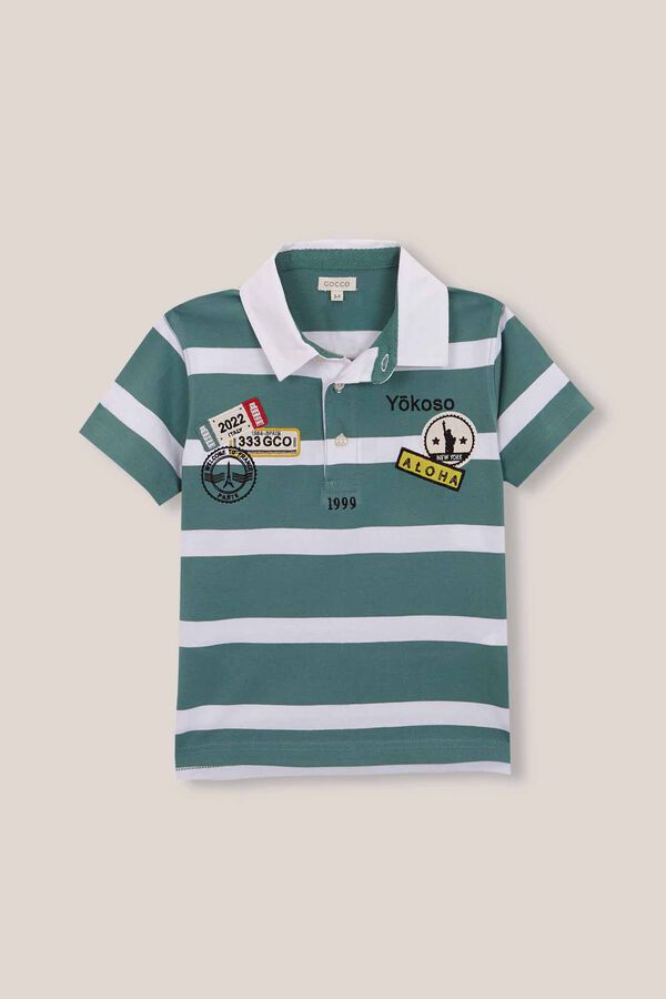 Gocco Polo rayas azul claro azul