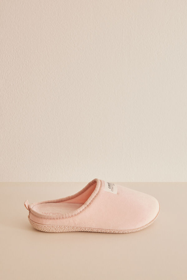 Women'secret Chinelos de quarto palmilha remov&iacute;vel rosa rosa