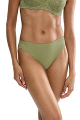 Triumph Braga cl&aacute;sica cadera microfibra verde