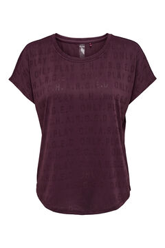 Womensecret Camiseta manga corta morado/lila
