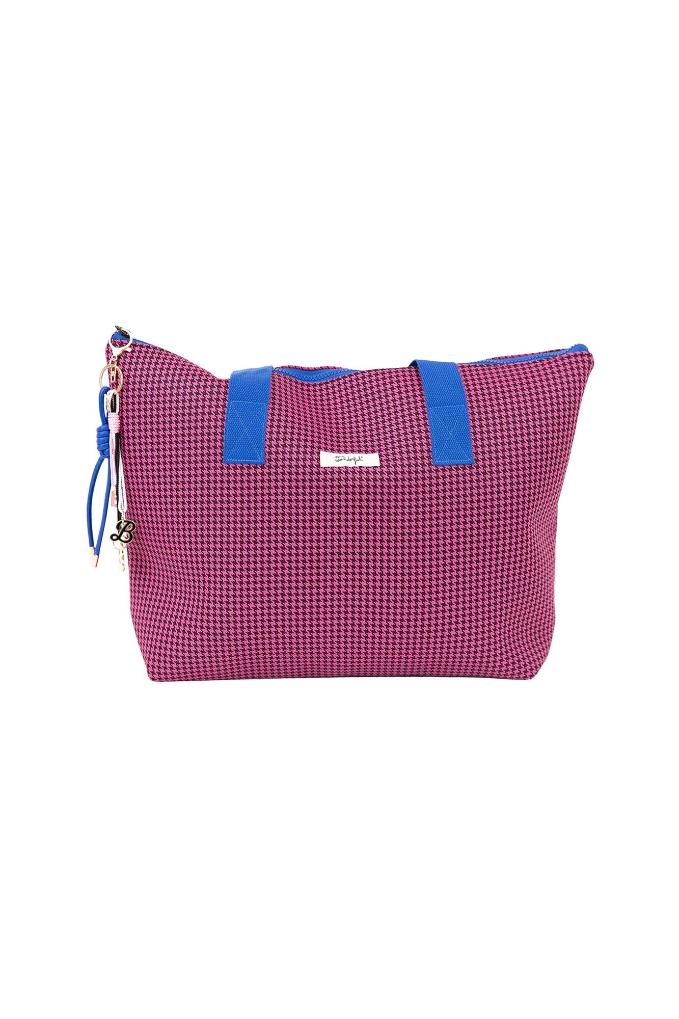 Mr. Wonderful Bolsa de tela tote bag - Pata de gallo