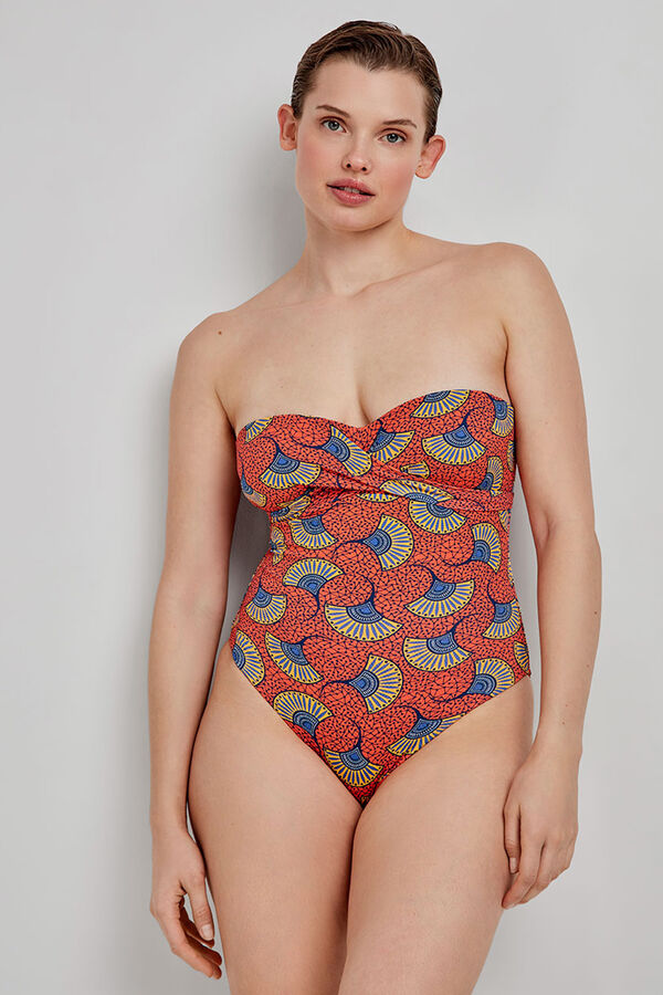 Gisela Fato de banho com estampado tribal estampado