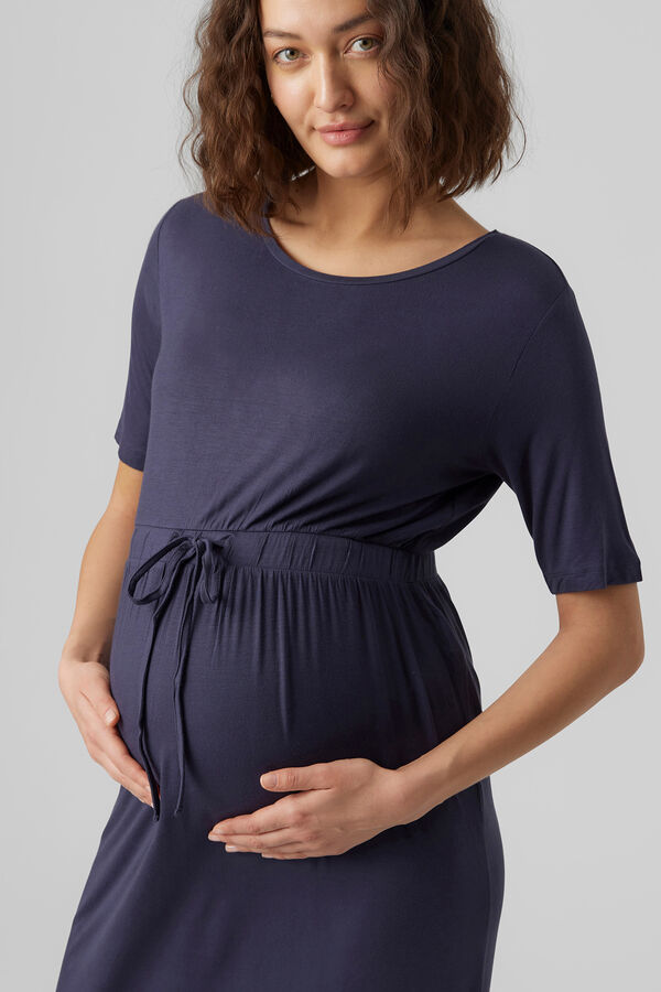 Womensecret Vestido comprido maternity azul
