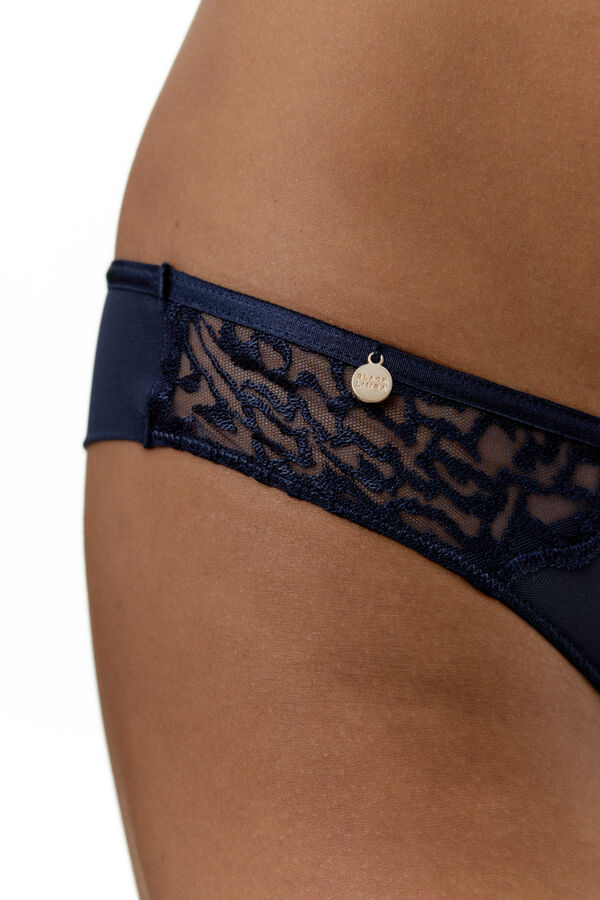 Black Limba Braga Brasileña Niki - Navy Blue azul