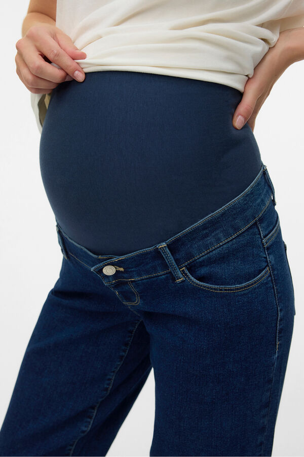 Mamalicious Vaquero ancho maternity azul