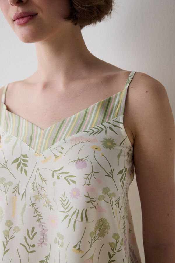 Penti Camiseta de pijama tirantes flores estampado