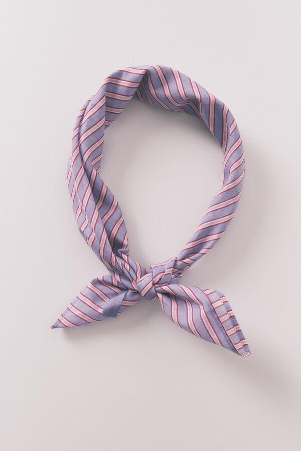 Women'secret Pa&ntilde;uelo estilo bandana print rayas estampado